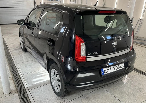 Skoda Citigo cena 17900 przebieg: 158800, rok produkcji 2012 z Sieradz małe 191